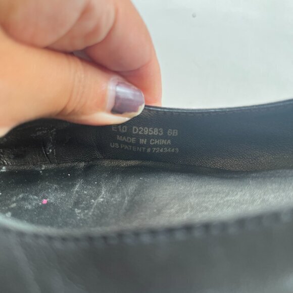 Cole Haan Black Leather Comfort Shoes Slip On Flats Womens‎ Size 6B - Picture 6 of 6